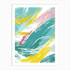 Abstract Watercolor Painting 52 Art Print