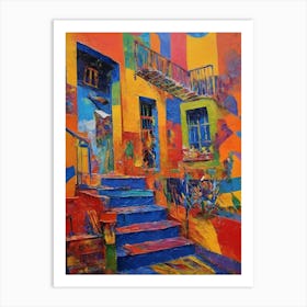 Multicolor Home Art Board 1 Art Print