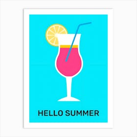 Hello Summer 6 Art Print