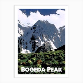 Bogeda Peak, Mountain, China, Nature, Climbing, Wall Print Art Print