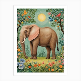 African Elephant Art Print