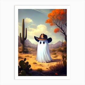 Cowboy Ghost Art Print