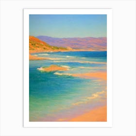 Elafonisi Beach Crete Greece Monet Style Art Print