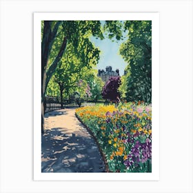 Hyde Park London Parks Garden 6 Painting Art Print