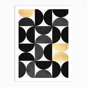 harmonious geometry of triangles 2 Art Print