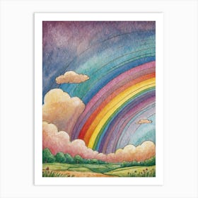 Rainbow In The Sky 3 Art Print