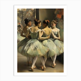 Four Dancers Edgar Degas Art Print Art Print