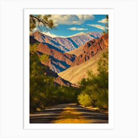 Death Valley National Park United States Of America Vintage Poster Art Print