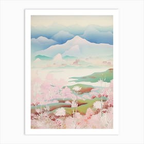 Mount Haku In Ishikawa Gifu Toyama, Japanese Landscape 1 Art Print