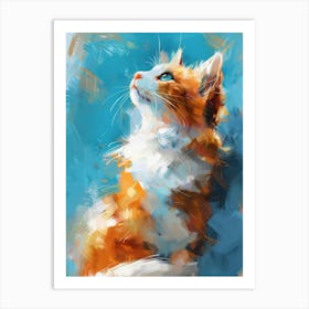 Orange Tabby Cat 13 Art Print