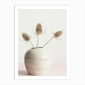 Dried Tistel in Pot_2114231 Art Print