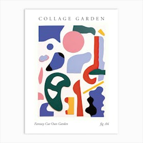 Collage Garden 04 Art Print