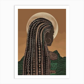 African Woman 204 Art Print