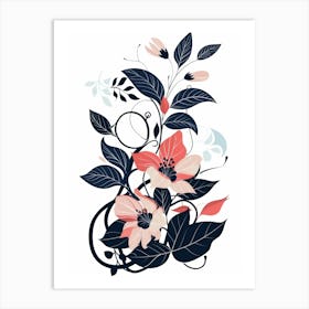 Floral Design 1 Art Print