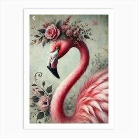 Pink Flamingo 11 Art Print