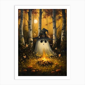 Ghost In The Woods 5 Art Print