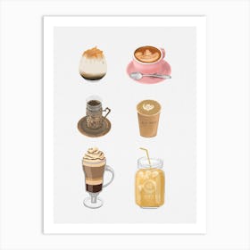 Coffe Art Print