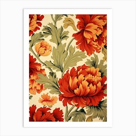 Floral Pattern 47 Art Print