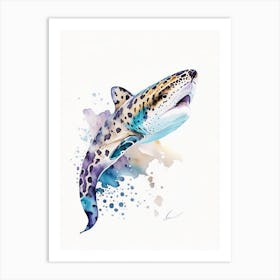 Angel Shark Watercolour Art Print