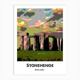 Stonehenge, Monument, Landmark, Art, Wall Print Art Print