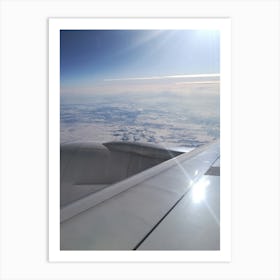 Airplane Wing Art Print