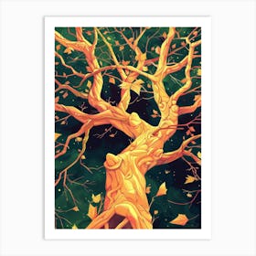 Autumn Tree 15 Art Print