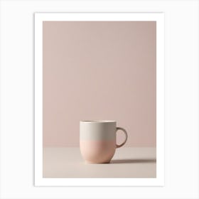 Pink Mug Art Print