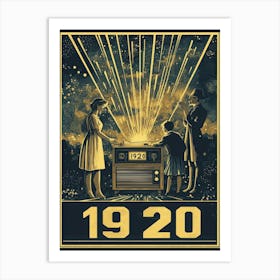 Aihrgdesign A Vintage Poster Celebrating The Rise Of Radio Br 1a6b5112 E3ac 45cf 9438 83679052d152 2 Poster