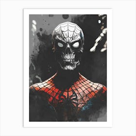 Horror Spiderman Art Print