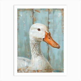 Duck Painting 765 Art Print