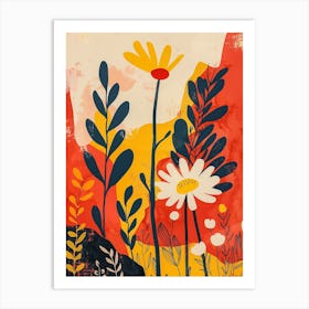 Namaqualand Daisy Groovy 22 Art Print