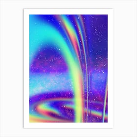 Rainbow Swirls Art Print