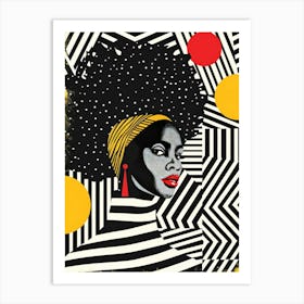 Afro Girl 32 Art Print