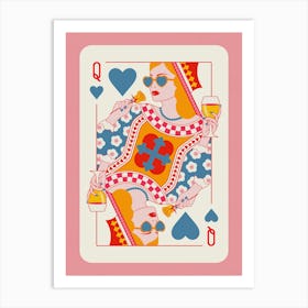 Queen Of Hearts 1 Art Print