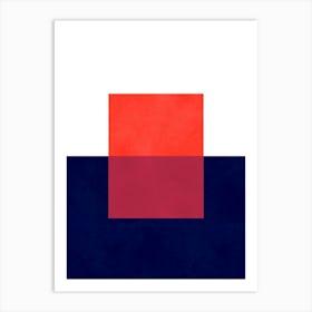 Geometric and modern abstract 1 Art Print