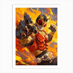 Power Rangers Art Print