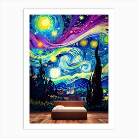 Starry Night 58 Art Print