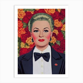 Claire Trevor Illustration Movies Art Print