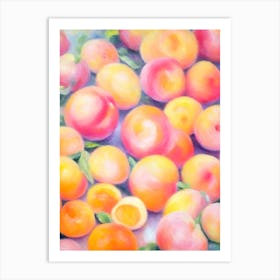 Apricot Painting Fruit Art Print