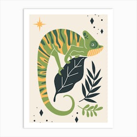 Chamelon art Art Print