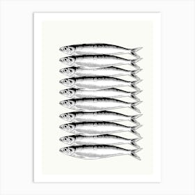 Sardines Kitchen Art Print Poster