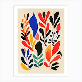 Abstract Leaves 1 Art Print