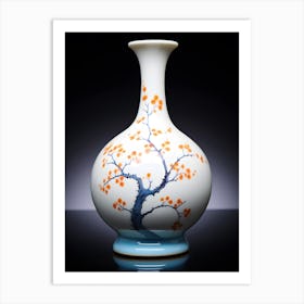 Chinese Famille Rose Vase Art Print