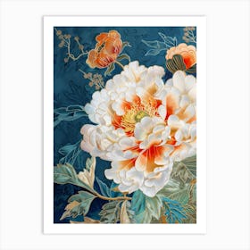 Peony Painting 10 Art Print