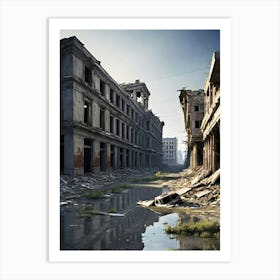 Abandoned City 2 Art Print