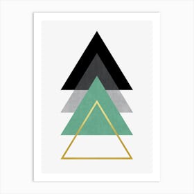 Triangle balance 1 Art Print