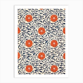 William Morris Floral Art Print