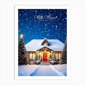 Merry Christmas 2 Art Print