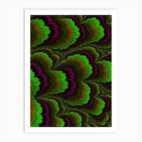 Psychedelic Waves Art Print