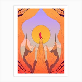 Energy Wizard Art Print
